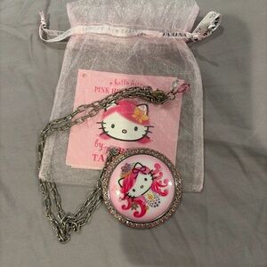 Hello Kitty x Tarina Tarantino Pink and Silver Charm Necklace